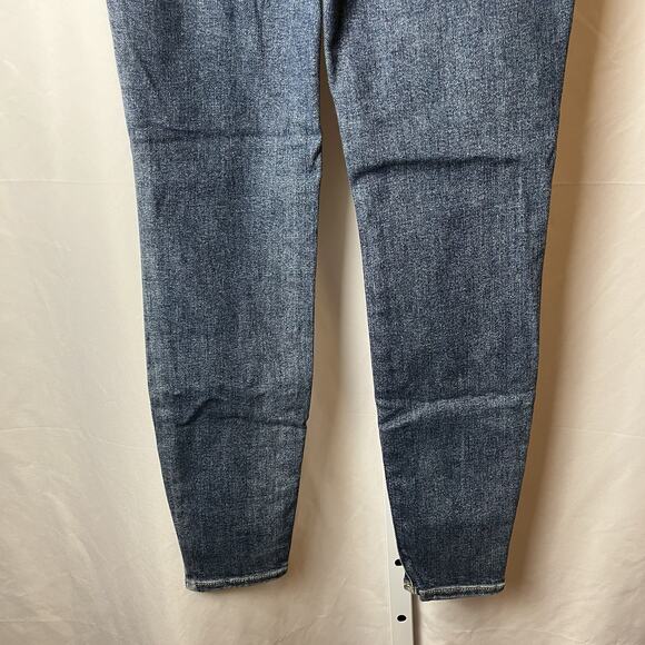 NWT Everlane Way-High Skinny Jeans 25 Blue Organic Cotton High Rise Crop Stretch - Picture 9 of 10